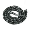 Baking Paint Crackle Glass Beads Strands DGLA-N019-02A-09-2