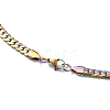 304 Stainless Steel Cuban Link Chain Necklace for Men Women NJEW-E093-01MC-01-4