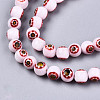 Round Millefiori Glass Beads Strands LK-P001-39-3