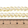 Baking Paint Transparent Glass Beads X1-DGLA-N011-6mm-02-4