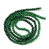 Transparent Gradient Color Glass Beads Strands GLAA-H021-01A-33-4