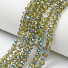 Electroplate Glass Beads Strands EGLA-A034-T3mm-I19-1