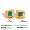 304 Stainless Steel Acrylic Nuggets Stud Earrings FS-WG2C215-02-2