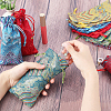 20Pcs 5 Colors Silk Pouches ABAG-PH0001-13-5