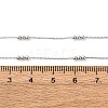 2MM Brass Round Ball Cable Chain Necklaces MAK-L045-01P-5