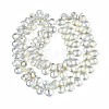 Electroplate Glass Beads Strand EGLA-S188-27-B03-2