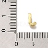Rack Plating Brass Micro Pave Clear Cubic Zirconia Beads KK-G500-30G-J-3