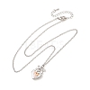 Brass Enamel Bowknot Angel Heart Photo Locket Pendant Necklaces for Women KK-CBAF5B9-03P-2