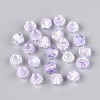 Transparent Spray Painted Glass Beads LS-EGLA-N018-4mm-02-2