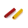 Brass Coiled Wire Tube Beads KK-C070-01-2