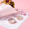 4Pcs 2 Style Alloy Glass Crystal Rhinestone Pendants PALLOY-TA0002-36D-15