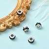 201 Stainless Steel Polymer Clay Rhinestone Inlaid Beads RB-YW0001-11B-2