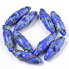 Handmade Gold Sand Lampwork Beads Strands LAMP-T007-02G-2