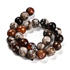 Natural Fire Crackle Agate Beads Strands G-L595-A02-01F-3