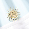 Brass Cuff Open Rings RJEW-Z129-02G-03-2