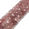 Natural Strawberry Quartz Beads Strands G-C109-A04-02-1