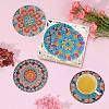 Custom DIY Diamond Painting Mandala Flower Cup Mat Kits X1-DRAW-SZC0001-01-6