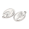 304 Stainless Steel Pendants STAS-I358-12P-06-2