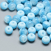 Transparent Stripe Resin Beads X-RESI-S345-8mm-04-1