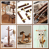 Waxed Round Wooden Sticks WOOD-OC0004-42C-5