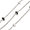 304 Stainless Steel Enamel Link Chains AJEW-Z028-09P-04-1