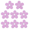 8Pcs Daisy Flower Wool Felt Fabric Costume Accessories AJEW-PH0008-82C-6