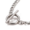 Non-Tarnish 304 Stainless Steel Chain Necklaces NJEW-A002-06P-3