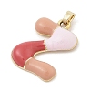 Alloy Enamel Pendants ENAM-S023-01G-Z-3