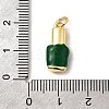 Brass Enamel Pendants KK-A268-03G-B06-3