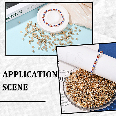 1200Pcs 6 Styles CCB Plastic Beads CCB-PA0001-10G-1