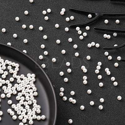 Imitation Pearl Acrylic Beads X-PL609-1-1