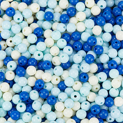 Opaque Acrylic Beads SACR-PA0001-04A-04-1