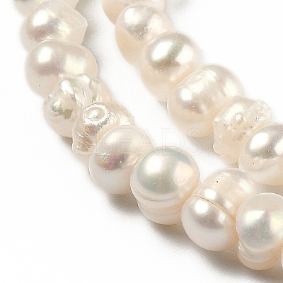 Natural Cultured Freshwater Pearl Beads Strands PEAR-L033-01-1