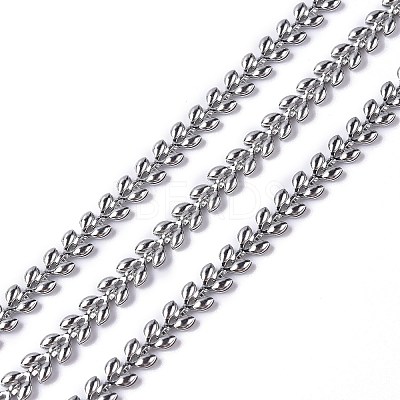 Tarnish Resistant 304 Stainless Steel Cobs Chains CHS-H019-01P-1