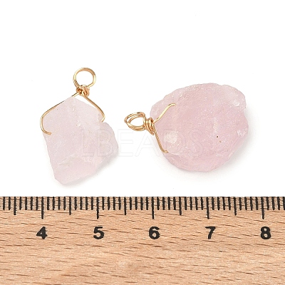 Natural Rose Quartz Pendants G-FG0001-13-1