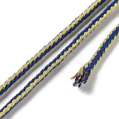 14M Two Tone Polyester Braided Cord OCOR-G015-02A-24-1