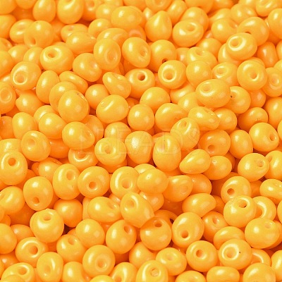 6/0 Opaque Baking Paint Glass Seed Beads X1-SEED-M012-02A-21-1