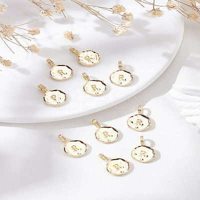 10Pcs Alloy Pendants FIND-LP0003-36R-1