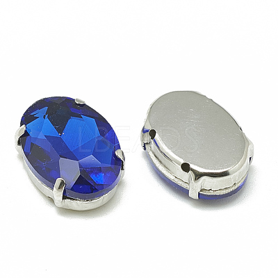 Sew on Rhinestone RGLA-T091-10x14mm-11P-1