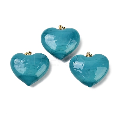 Handmade Lampwork Pendants LAMP-G160-01K-1