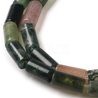Natural Indian Agate Beads Strands G-B091-A11-01-1