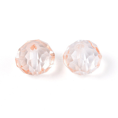 Baking Paint Transparent Glass Beads GLAA-N011-10mm-09-1