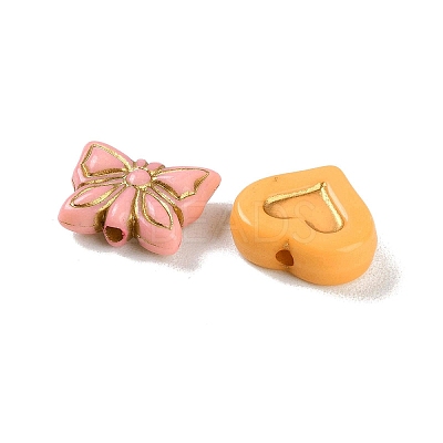 Opaque Acrylic Beads X1-MACR-L005-04B-1