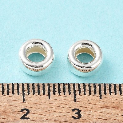 925 Sterling Silver Beads STER-K174-02F-S-1
