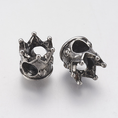 Ion Plating(IP) 304 Stainless Steel European Beads STAS-J022-145AS-1