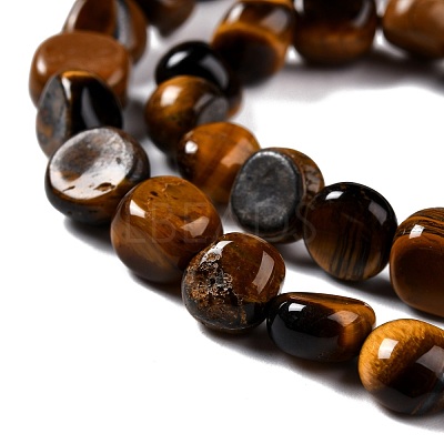 Natural Tiger Eye Beads Strands G-G018-17-1