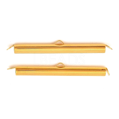 Iron Slide On End Clasp Tubes IFIN-R212-4.0cm-G-1
