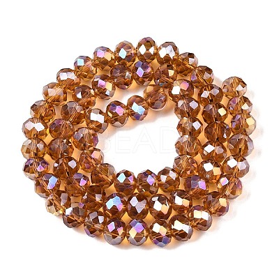 Electroplate Glass Beads Strands LS-EGLA-A044-T8mm-B04-1