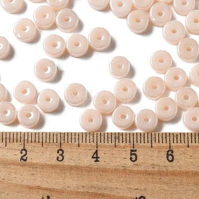 Opaque Colours Luster Glass Seed Beads SEED-E001-P3x6mm-A07-1