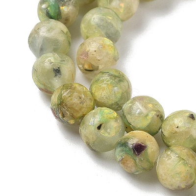Dyed Natural Dolomite Beads Strands G-D337-8mm-D02-1